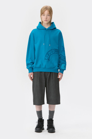 Blue Graphic Hoodie