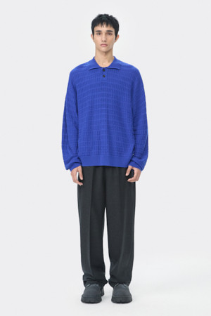 Blue Collar Fine Textured Sweater