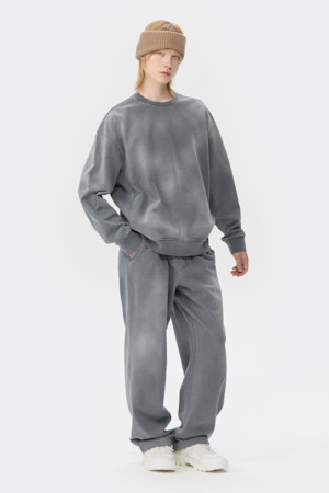 Grey Dyed Sweatshirt