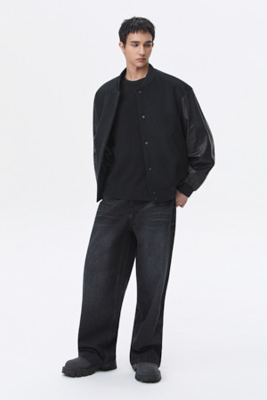 Black Varsity Jacket