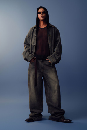 Brown Wide Fit Jeans