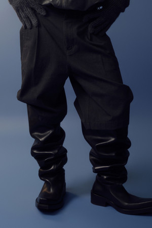 Grey Dyed Cotton Bermuda Shorts