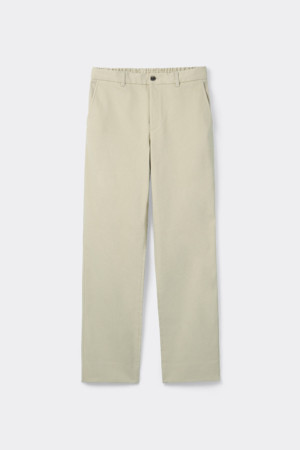 Ivory Cotton Chino Pants