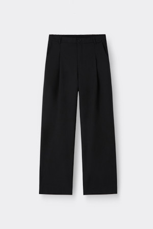 Black Wide Fit Pants