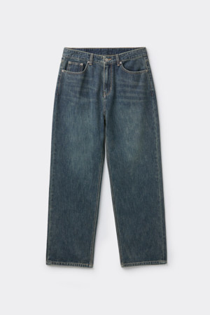 Blue Straight Fit Jeans