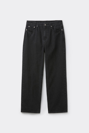 Black Straight Fit Jeans