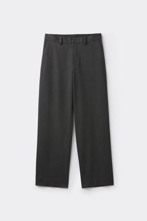 Grey Loose Fit Textured Setup Pants