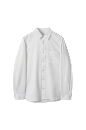 [Outlet] White Basic shirt