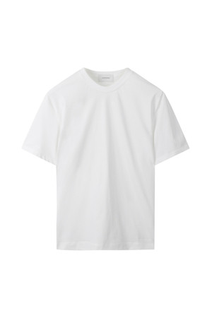 [Outlet] White Basic T-shirt