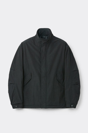Black Padded Short Parka