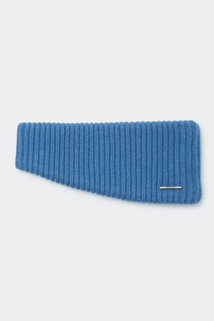 Blue Knit Earmuffs