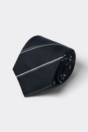 Navy Stripe Tie