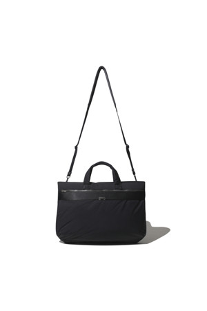 Black Nylon Tote Bag