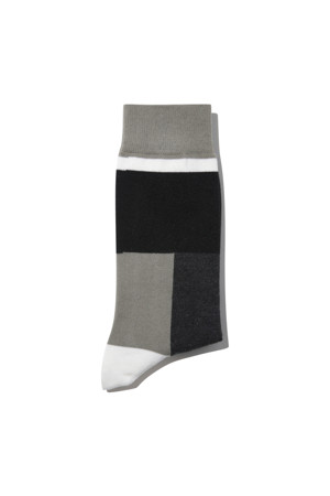 Grey Block socks