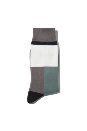 Mint Block socks