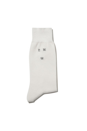 Ivory Logo Socks