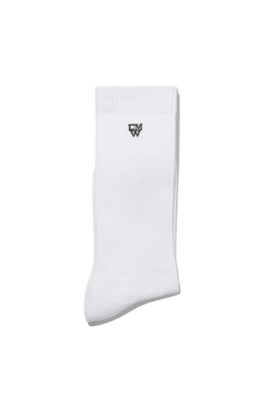 White Logo Socks