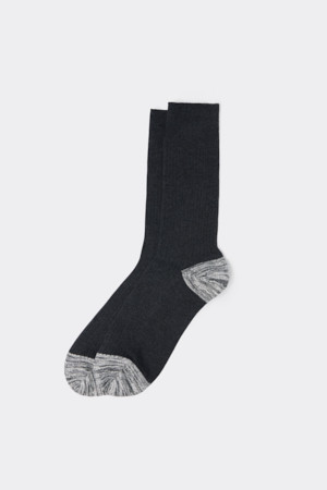 Black Rib Socks