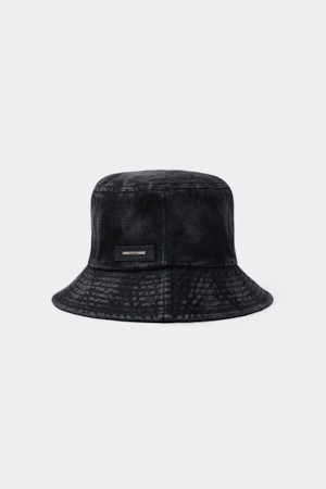 Black Washed Denim Bucket