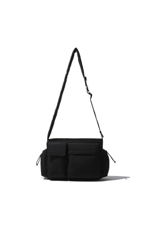 Black Nylon Cross Bag