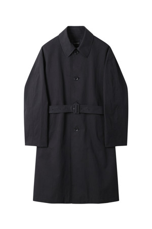 Black Belted Mac Coat