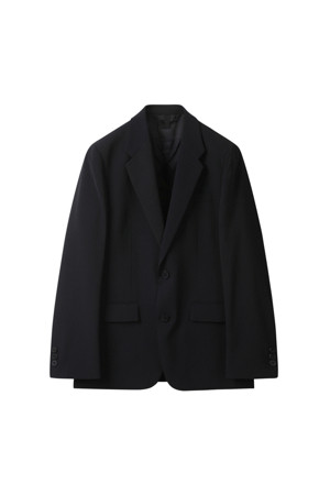 Black Slim Fit Setup Jacket
