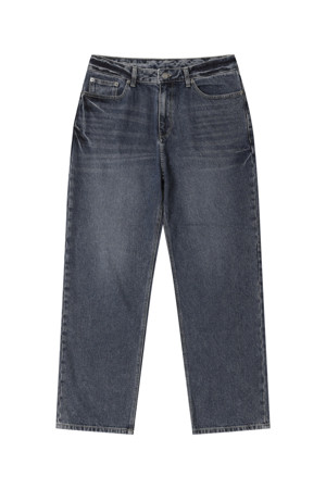 Dark Blue Straight Fit Jeans