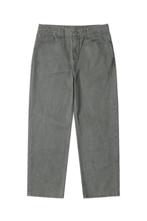 Green Straight Fit Dyed Pants