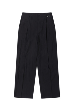 Black Wide Fit Summer Pants