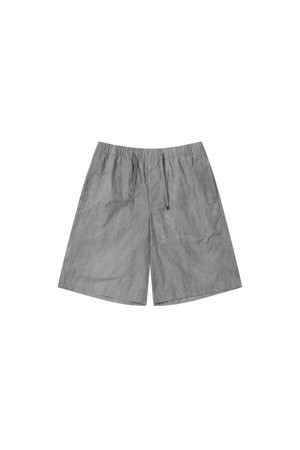 Grey Dyed Banding Shorts