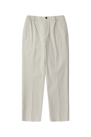 Ivory Tapered Fit Cotton Pants