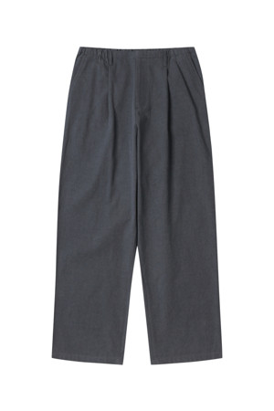 Blue Wide Fit Cotton Setup Pants