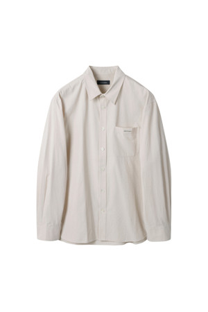 Ivory Regular Solid Color Shirt