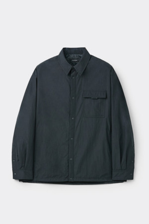 Black Padded Outer Shirt