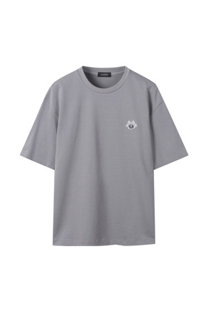 Grey Relaxed Fit Logo T-shirt