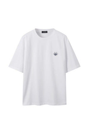 White Relaxed Fit Logo T-shirt