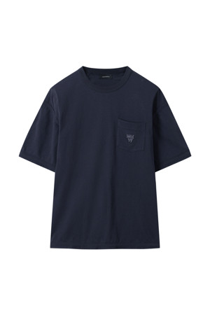 Navy Binding Detail T-shirt