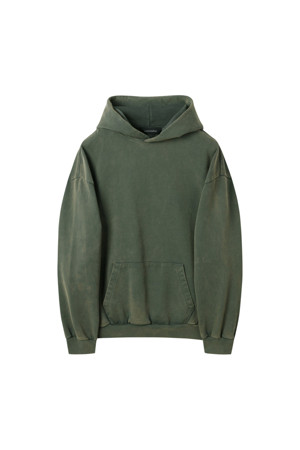 Khaki Dyed Hoodie