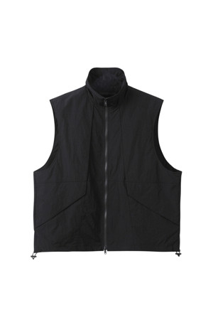 Black Highneck Vest