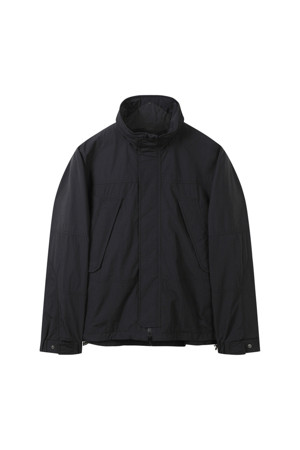 Black Nylon Metro Jacket