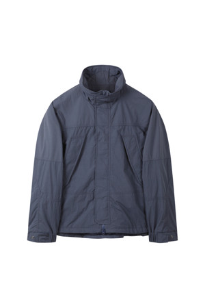 Blue Nylon Metro Jacket