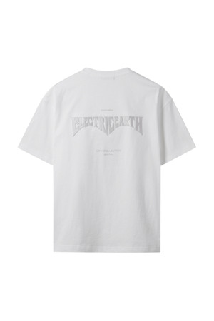 White Electric Earth Graphic T-shirt