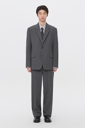[Essentials] Grey Relaxed Fit Setup