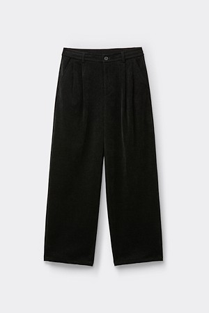 블랙 벨벳 스트링 팬츠