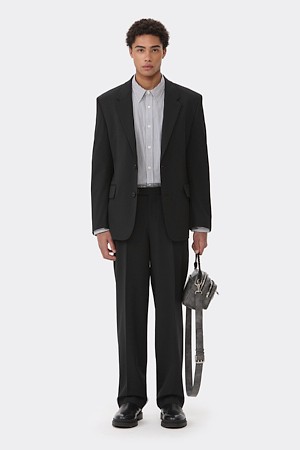 Relaxed Fit Wool Blended Setup 