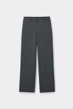 Grey Relaxed Fit Setup Pants