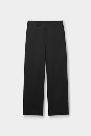 Black Loose Fit Pleats Setup Pants