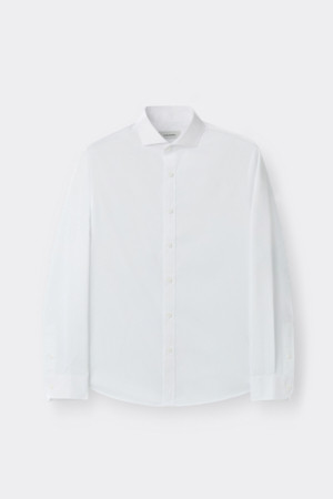 [Outlet] Basic Horizontal Collar Dress Shirt