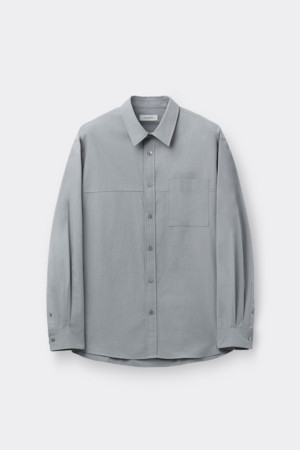 Grey Regular Fit Basic Shirt