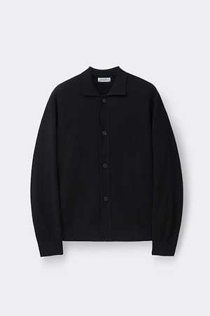 [Essentials] Black Texture Cardigan
